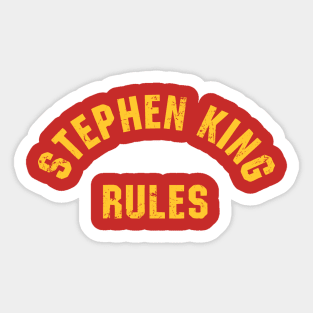 Stephen King Rules Sticker